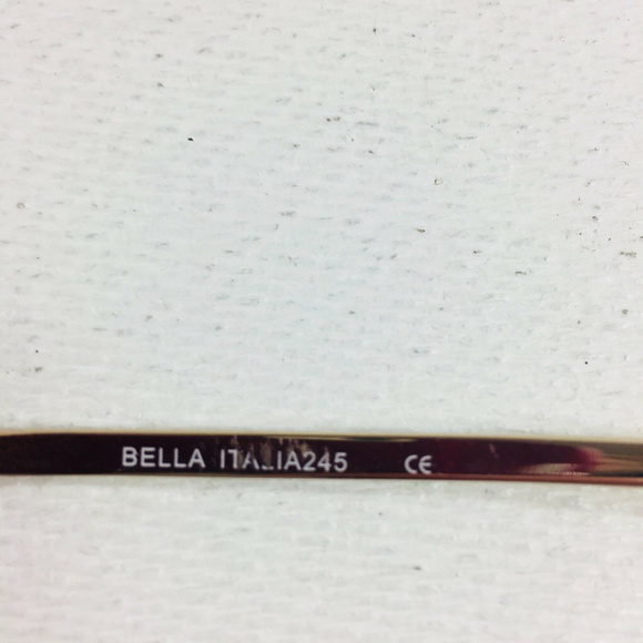 Eyeglasses Frame Gold Metal 51-18-135 BELLA ITALIA - Picture 4 of 5